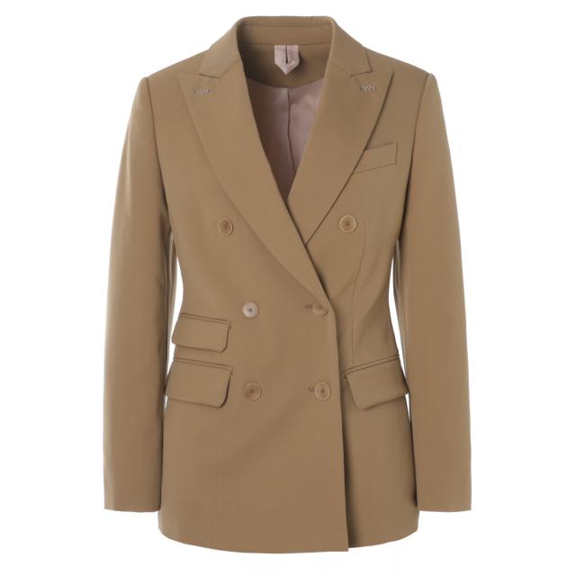 マックスマーラ Max Mara ダブルジャケット レディース MXMEGREGE エグレージェ ウール ギャバジン ダブルブレスト ジャケット_2