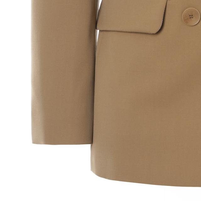マックスマーラ Max Mara ダブルジャケット レディース MXMEGREGE エグレージェ ウール ギャバジン ダブルブレスト ジャケット_7