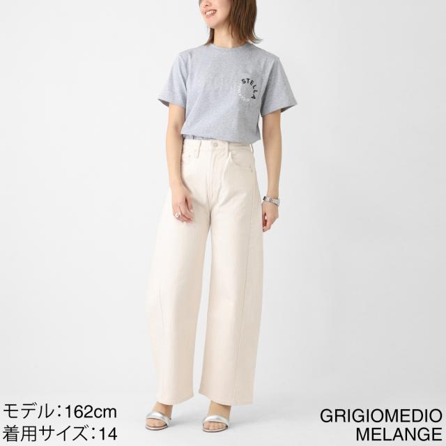 『ネコポス対応(1点まで)』ステラマッカートニー STELLA McCARTNEY クルーネックTシャツ KIDS キッズ ガールズ レディース ロゴT 胸ポケット_3