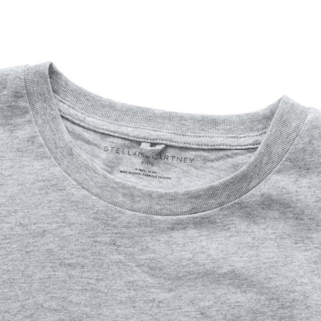 『ネコポス対応(1点まで)』ステラマッカートニー STELLA McCARTNEY クルーネックTシャツ KIDS キッズ ガールズ レディース ロゴT 胸ポケット_4