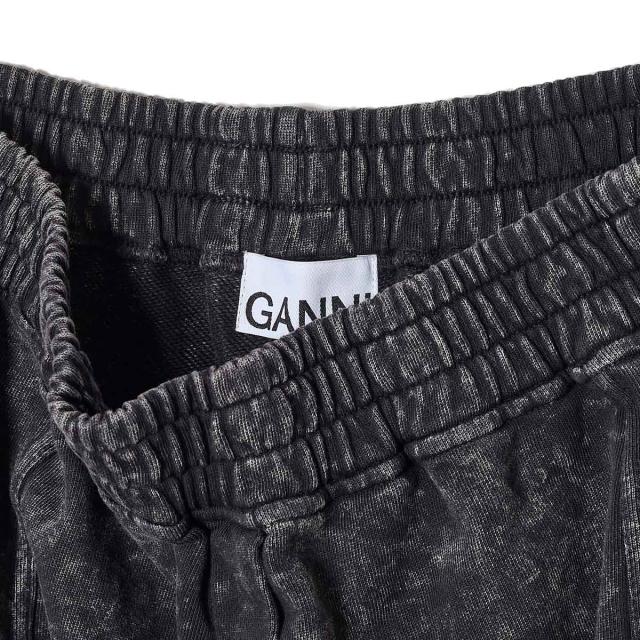 ガニー GANNI スウェットパンツ レディース ISOLI SWEATPANT ワンポイント ロゴ_5