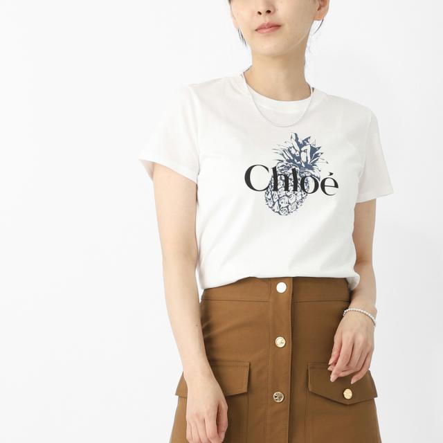 Chloe 半袖Ｔシャツ BIG ROGO T レディース SIZE XS クロエ