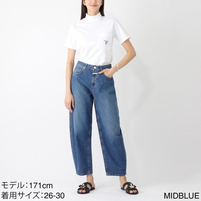 クローズド CLOSED ジップフライジーンズ バレルジーンズ レディース_2