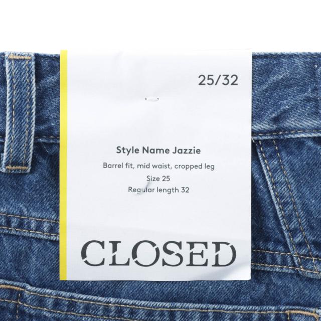 クローズド CLOSED ジップフライジーンズ バレルジーンズ レディース_9