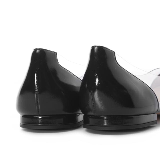 ジャンヴィト ロッシ GIANVITO ROSSI フラットパンプス レディース PLEXI FLAT ポインテッドトゥ 5mm 透明プレキシ素材_7