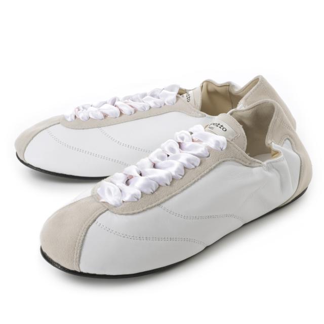 レペット repetto スニーカー レディース TENNIS SILK テニス シルク バレリーナ サテンリボン ギャザー