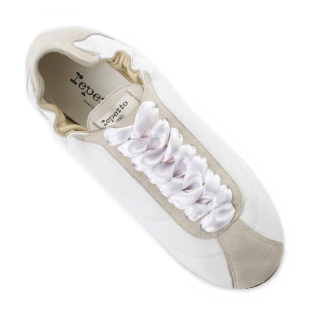 レペット repetto スニーカー レディース TENNIS SILK テニス シルク バレリーナ サテンリボン ギャザー_8