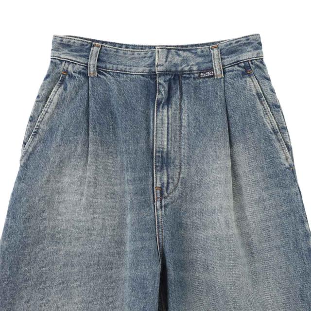 エムエム 6 メゾンマルジェラ MM6 Maison Margiela ジップフライジーンズ ワイドレッグ ジーンズ レディース WIDE-LEG JEANS_4