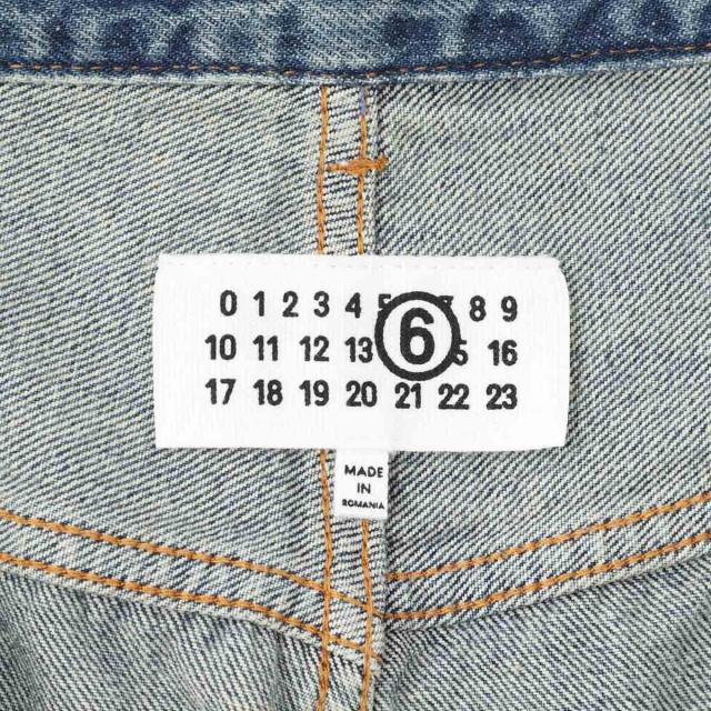 エムエム 6 メゾンマルジェラ MM6 Maison Margiela ジップフライジーンズ ワイドレッグ ジーンズ レディース WIDE-LEG JEANS_8