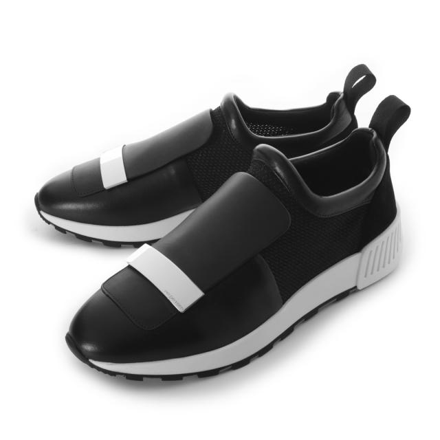 セルジオ ロッシ sergio rossi スニーカー SR1 SNEAKER ランニングスニーカー ロゴ メタルプレート ナッパレザー スエード