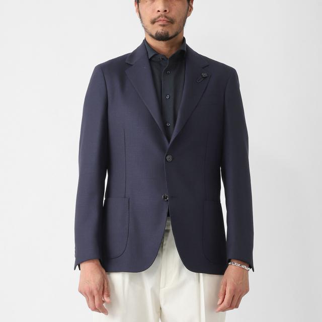 ラルディーニ LARDINI 2つボタン ジャケット シングルジャケット メンズ ROMA ローマ ホップサックジャケット_1