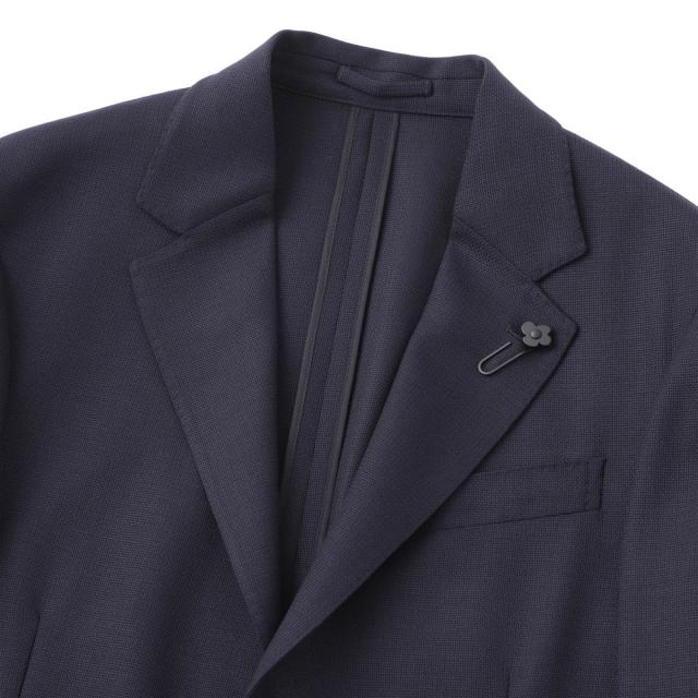 ラルディーニ LARDINI 2つボタン ジャケット シングルジャケット メンズ ROMA ローマ ホップサックジャケット_4