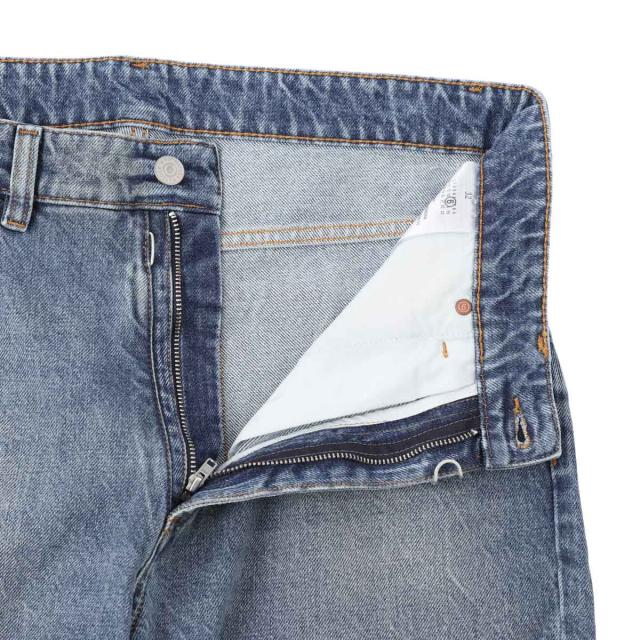 エムエム 6 メゾンマルジェラ MM6 Maison Margiela ジップフライジーンズ ストレートレッグ ジーンズ STRAIGHT-LEG JEANS_1
