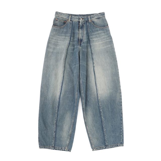エムエム 6 メゾンマルジェラ MM6 Maison Margiela ジップフライジーンズ ワイドレッグ ジーンズ メンズ WIDE-LEG JEANS