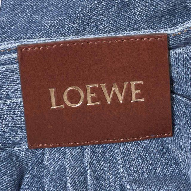 ロエベ LOEWE ジップフライジーンズ レディース DRAPED JEANS_6