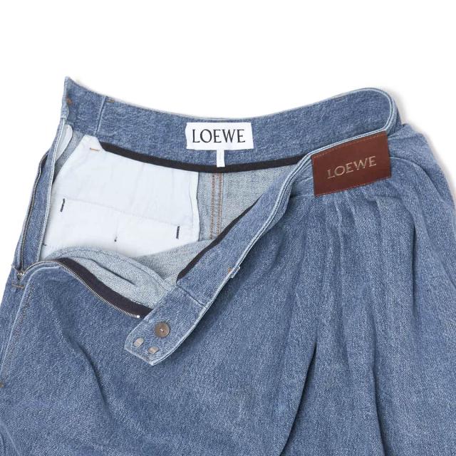 ロエベ LOEWE ジップフライジーンズ レディース DRAPED JEANS_12