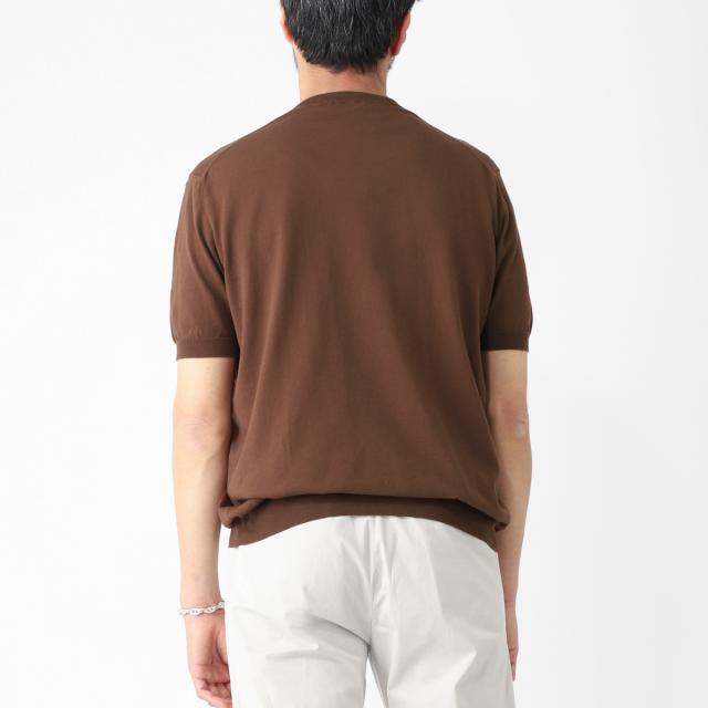クルチアーニ Cruciani クルーネック 半袖ニット メンズ GIROCOLLO M/C_2