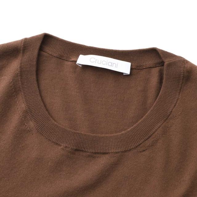 クルチアーニ Cruciani クルーネック 半袖ニット メンズ GIROCOLLO M/C_5