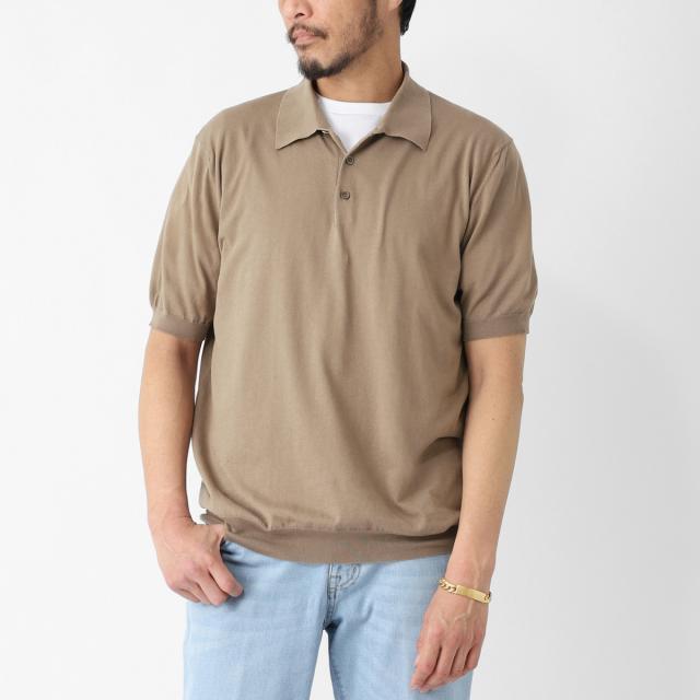 クルチアーニ Cruciani ニットポロシャツ メンズ POLO 3 BOTTONI M/C