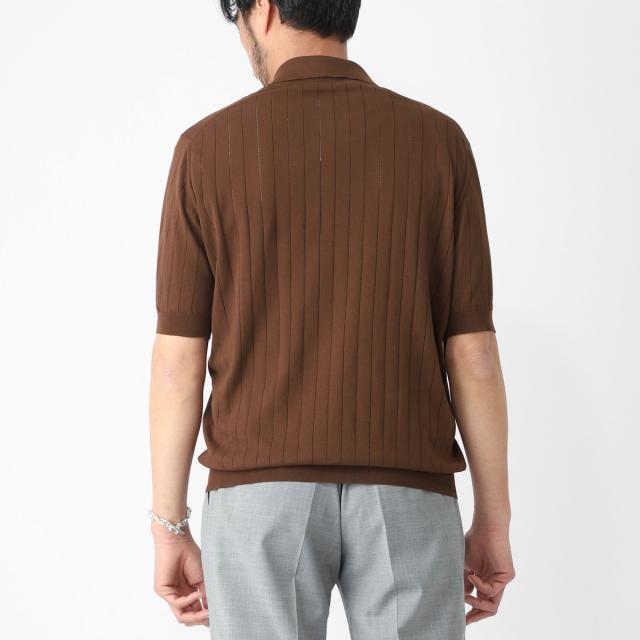 クルチアーニ Cruciani ニットポロシャツ スキッパーポロシャツ メンズ 