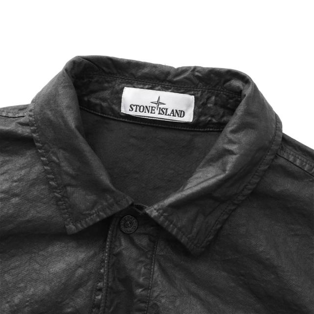 ストーンアイランド STONE ISLAND 長袖レギュラーカラーシャツ オーバーシャツ メンズ 1200003 ORGANIC-LOOK NYLON PANAMA-TC_2