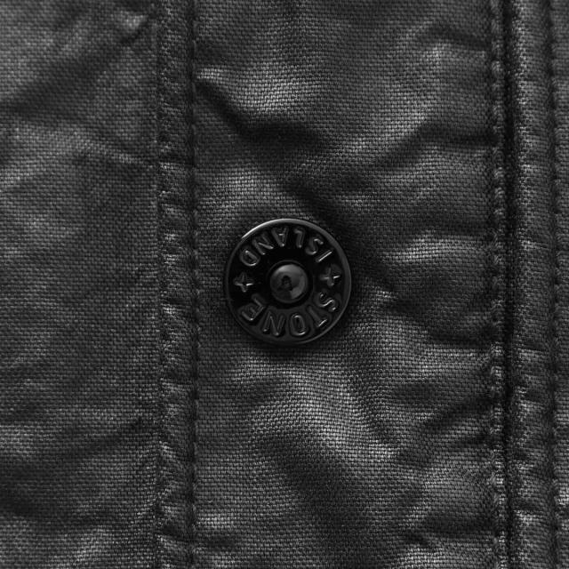 ストーンアイランド STONE ISLAND 長袖レギュラーカラーシャツ オーバーシャツ メンズ 1200003 ORGANIC-LOOK NYLON PANAMA-TC_3