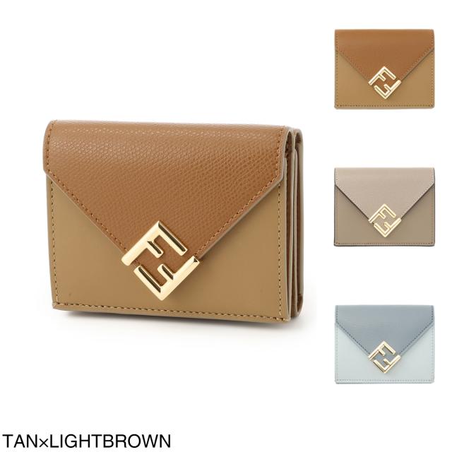 フェンディ FENDI 3つ折り財布 小銭入れ付き レディース FF DIAMONDS WALLET