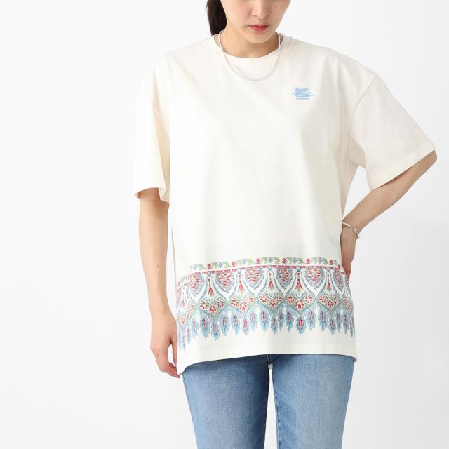 エトロ ETRO クルーネックTシャツ KIDS キッズ レディース ペガソ ロゴ Tシャツ 12,600円