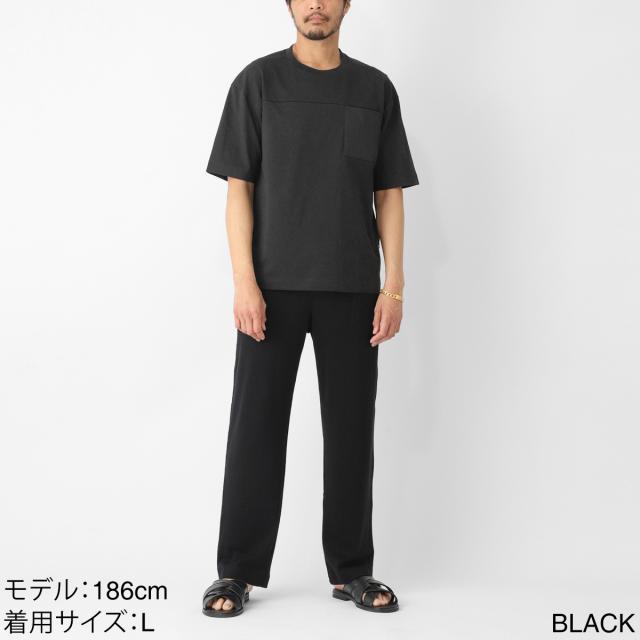 ヘルノ HERNO クルーネックTシャツ メンズ FUNCTIONAL WARDROBE T-SHIRT CON TASCHINO_1