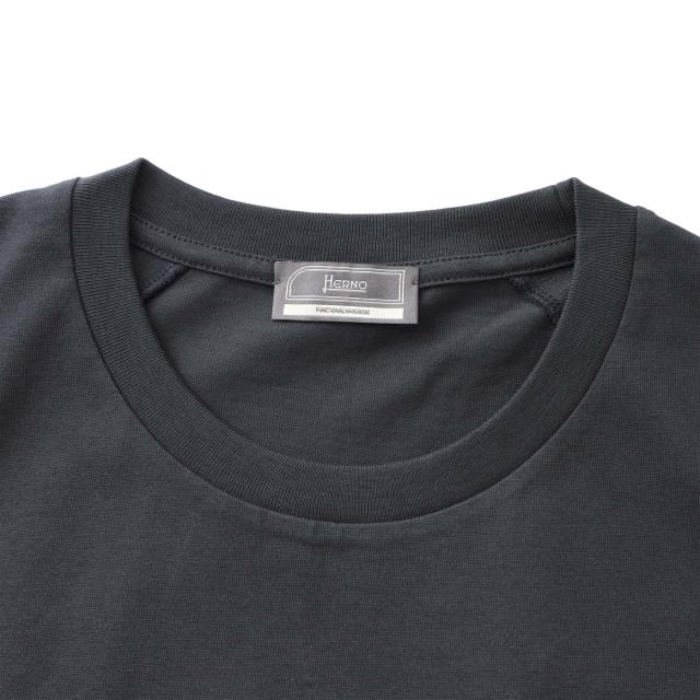 ヘルノ HERNO クルーネックTシャツ メンズ FUNCTIONAL WARDROBE T-SHIRT CON TASCHINO_4
