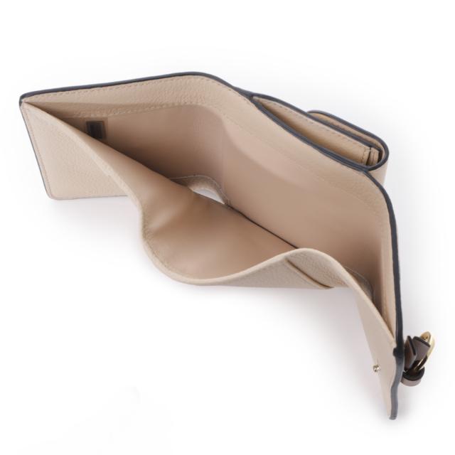 クロエ Chloe 3つ折り財布 小銭入れ付き レディース SMALL ALPHABET TRI-FOLD アルファベット バイカラー_4