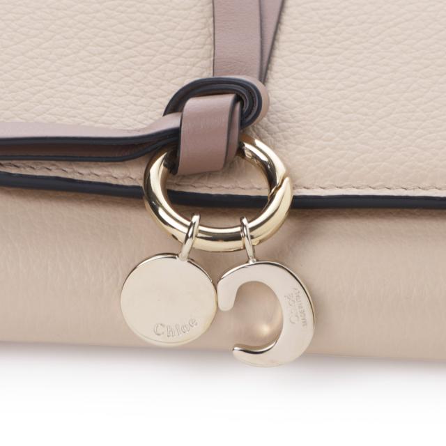 クロエ Chloe 3つ折り財布 小銭入れ付き レディース SMALL ALPHABET TRI-FOLD アルファベット バイカラー_6