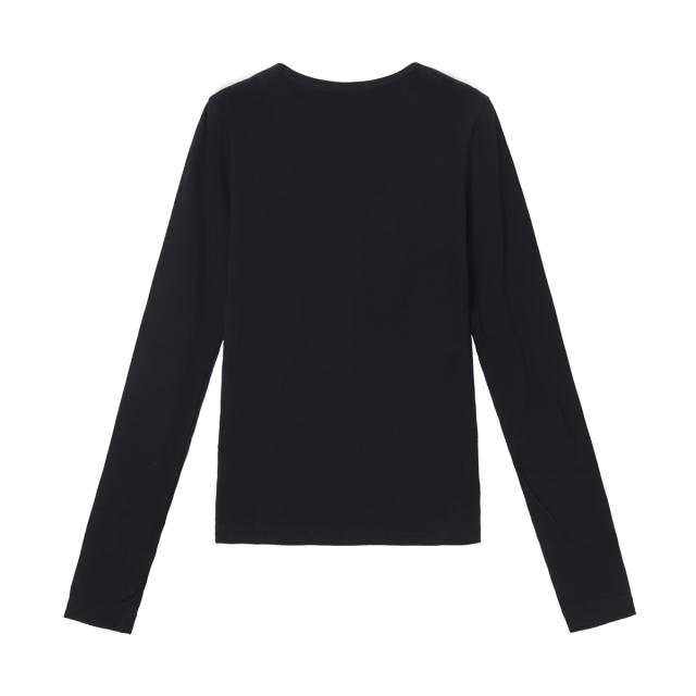 『ネコポス対応(1点まで)』リフィル LIFiLL クルーネック 長袖Tシャツ シアー ロングスリーブTシャツ レディース_4