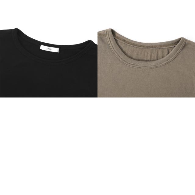 『ネコポス対応(1点まで)』リフィル LIFiLL クルーネック 長袖Tシャツ シアー ロングスリーブTシャツ レディース_9