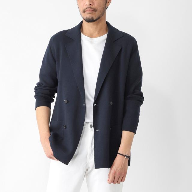タリアトーレ TAGLIATORE ダブルブレスト ニットジャケット メンズ WILLY PE