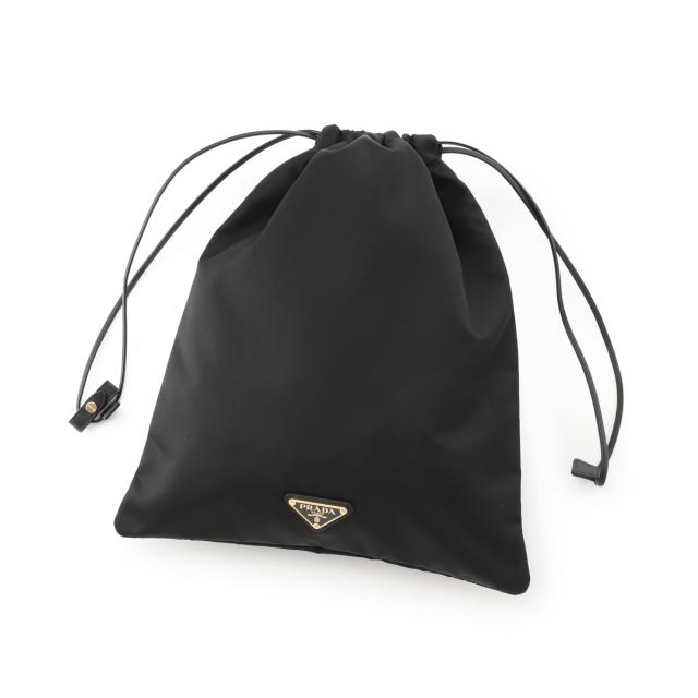 プラダ PRADA ドローストリングポーチ ショルダーバッグ レディース 