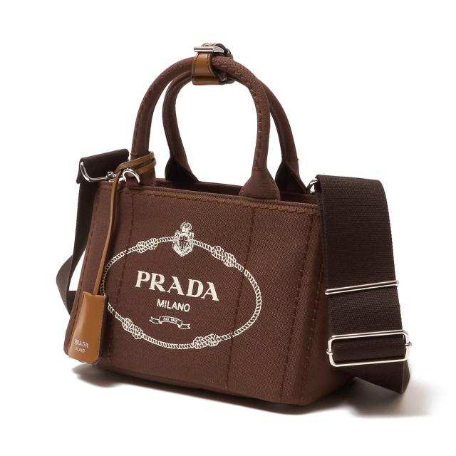 プラダ PRADA ハンドバッグ 3WAY ショルダーバッグ レディース CANAPA MINI カナパ ミニ ジャルディニエール