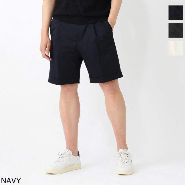 ベルウィッチ BERWICH ショートパンツ バミューダパンツ メンズ BASIC STRECH COTTON TWILL ストレッチコットンツイル