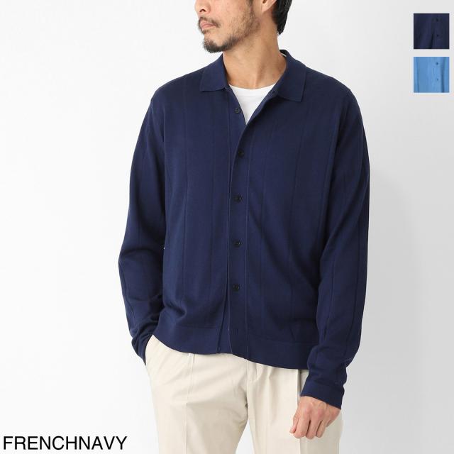 ジョンスメドレー JOHN SMEDLEY カーディガン メンズ FLOYD フロイド シーアイランドコットン 24ゲージ EASY FIT