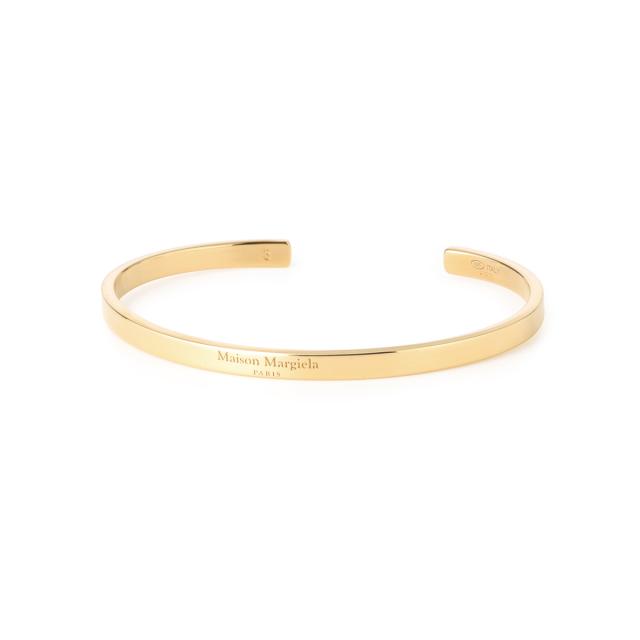 メゾンマルジェラ Maison Margiela バングル ブレスレット レディース LOGO REFERENCE CUFF 4 mm