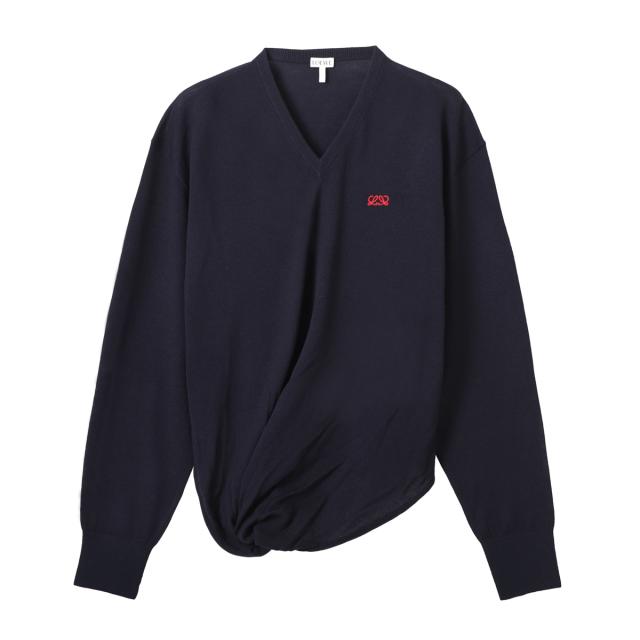 ロエベ LOEWE Vネック ニット セーター レディース DRAPED SWEATER_1