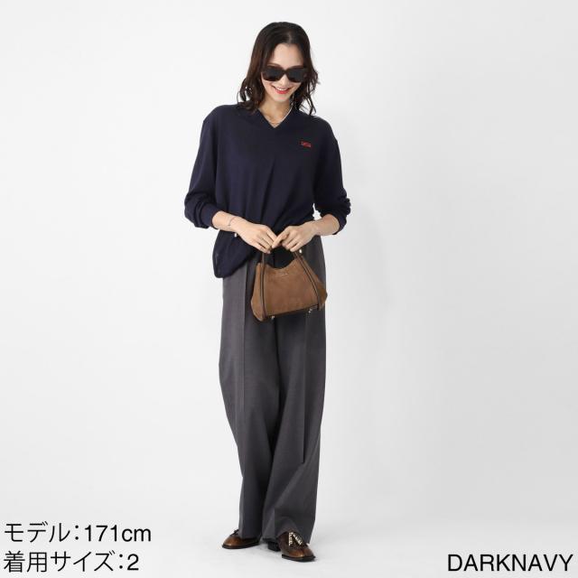 ロエベ LOEWE Vネック ニット セーター レディース DRAPED SWEATER_2