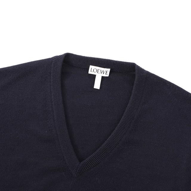 ロエベ LOEWE Vネック ニット セーター レディース DRAPED SWEATER_5