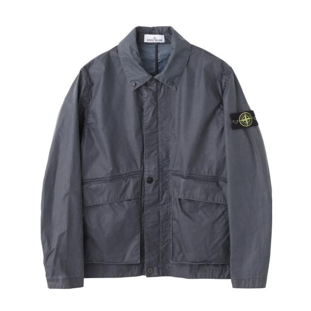 ストーンアイランド STONE ISLAND コーチジャケット ワックスコーティング ジャケット 4100054 WAXED PIGMENT COTTON TELA