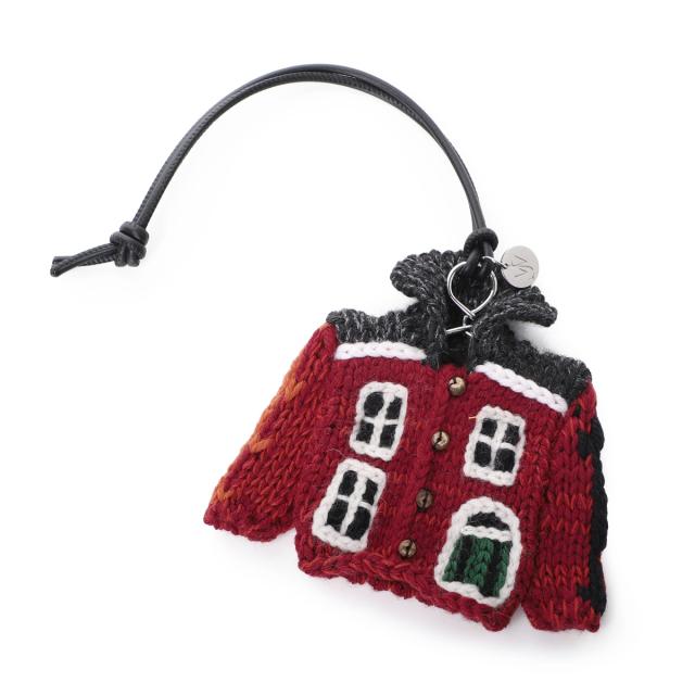 ジェイダブリュー アンダーソン JW ANDERSON バッグチャーム バッグチャームモチーフ メンズ KNITTED HOUSE CARDIGAN CHARM