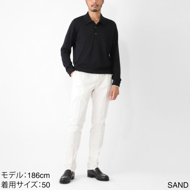 ピーティートリノ PT TORINO ワンプリーツ スラックス コットンパンツ