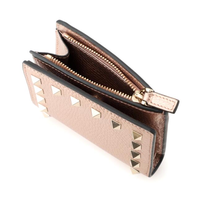 ヴァレンティノガラヴァーニ VALENTINO GARAVANI 2つ折り財布 小銭入れ付き コンパクトウォレット ROCKSTUD ロックスタッズ_5