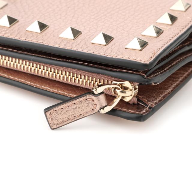ヴァレンティノガラヴァーニ VALENTINO GARAVANI 2つ折り財布 小銭入れ付き コンパクトウォレット ROCKSTUD ロックスタッズ_6