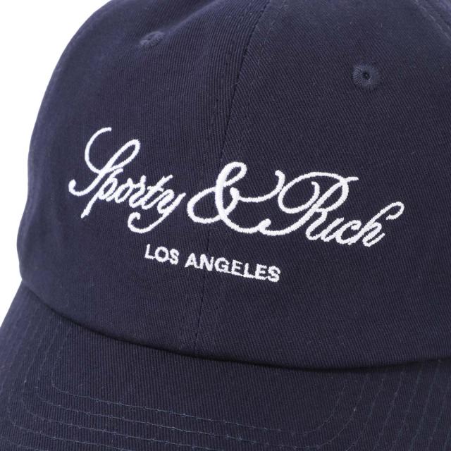 スポーティーアンドリッチ Sporty&amp;Rich ベースボールキャップ レディース コットン ロゴ 刺繍 帽子_4