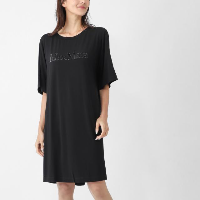 マックスマーラ ビーチウェア MAX MARA BEACHWEAR ワンピース レディース ABISSO 半袖 カットソー チュニック ロゴ